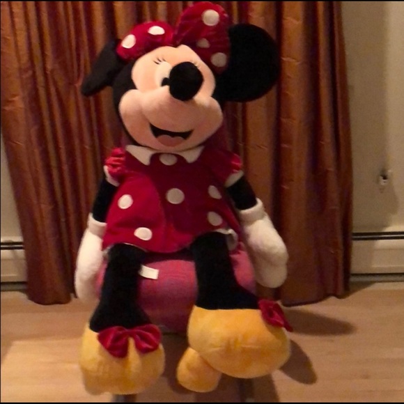 DISNEY RARE MINNIE MOUSE PLUSH GIGANTIC 48IN LONG